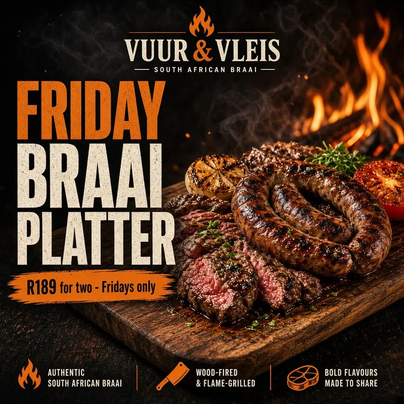 Sample post: Friday Braai Platter